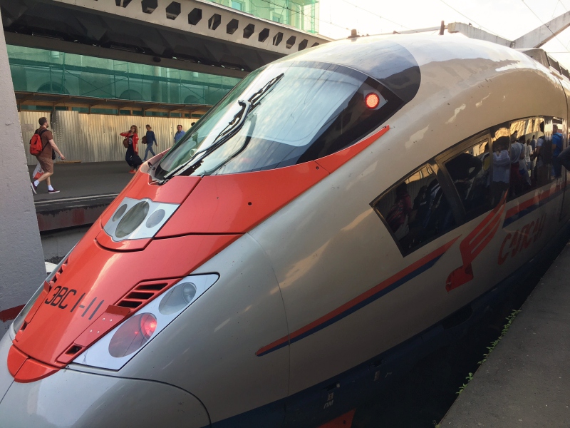 Review Sapsan Train Business Class St Petersburg To Moscow