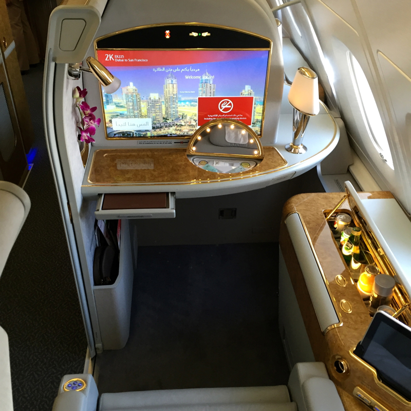 emirates first class suite a380