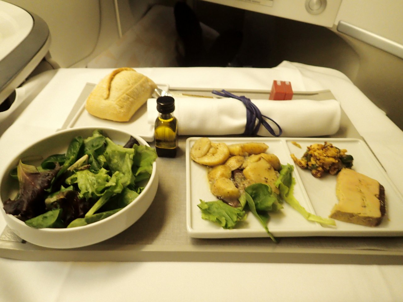 Air France Business Class Appetizers