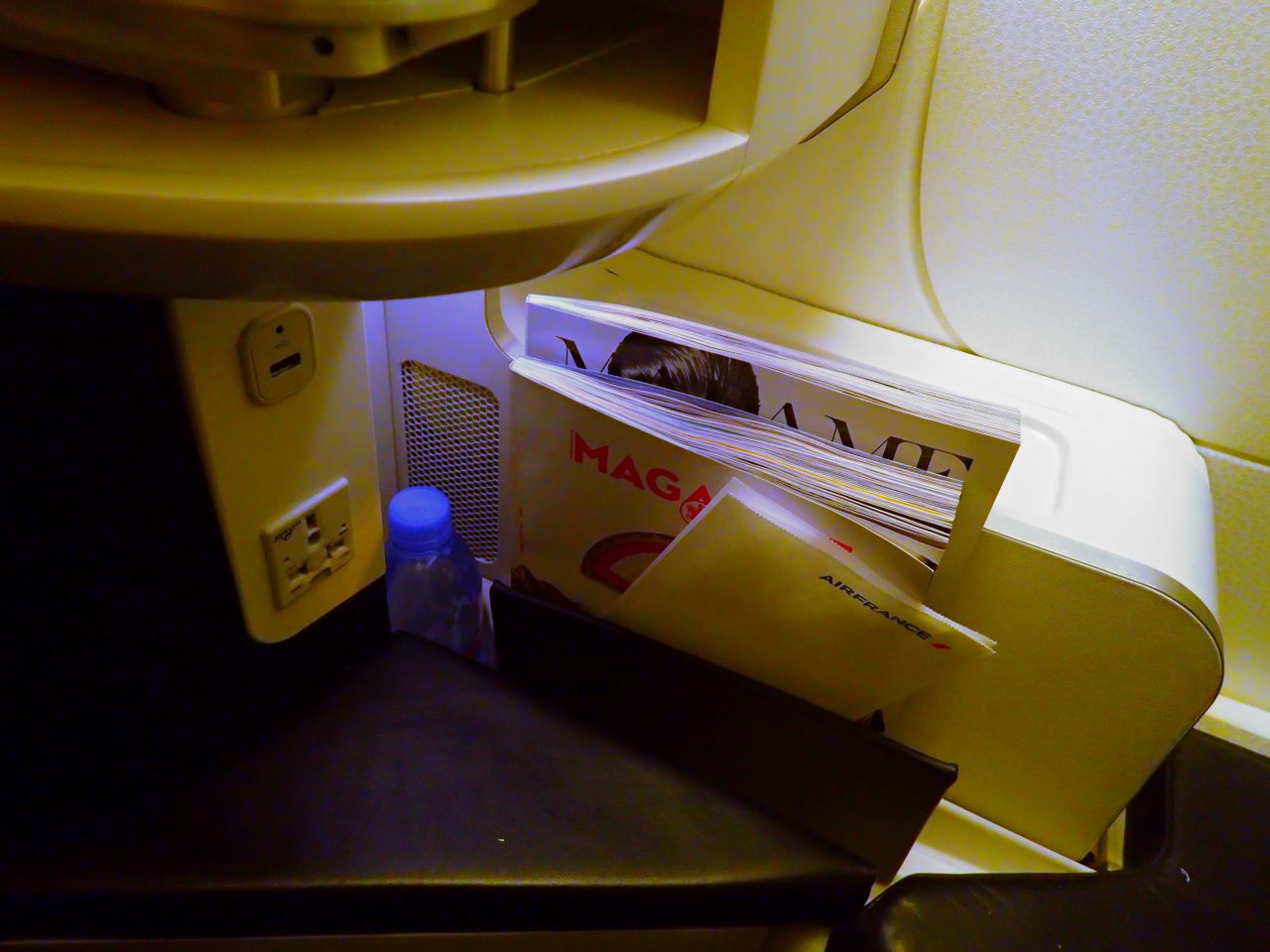 Air France Business Class Power Outlet