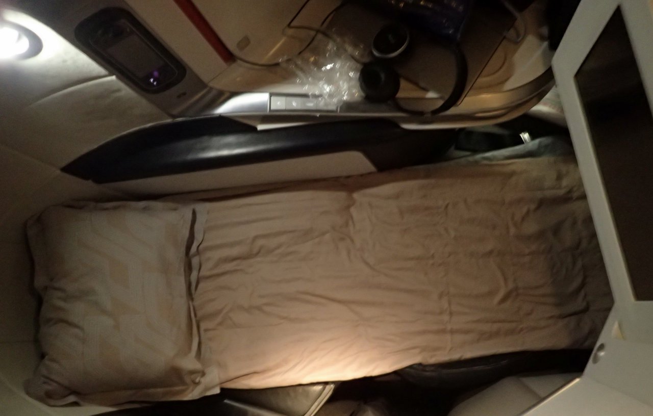 Air France Business Class Bed 