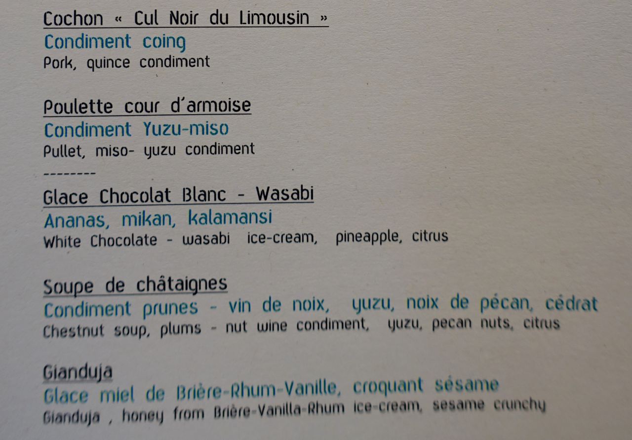 Review Ze Kitchen Galerie Paris 1 Michelin Star   Ze Kitchen Galerie Lunch Menu 