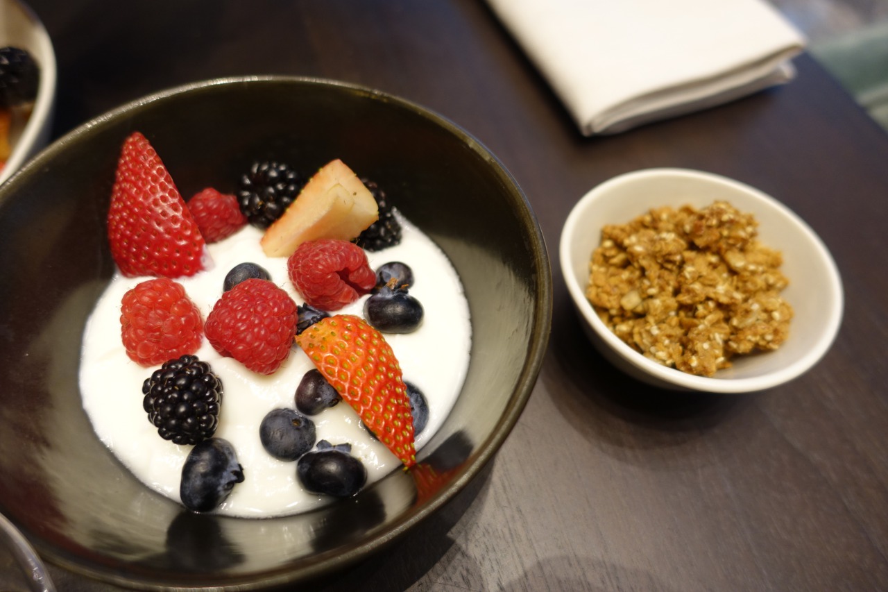 Park Hyatt New York Review-Kids' Yogurt with Berries and Granola