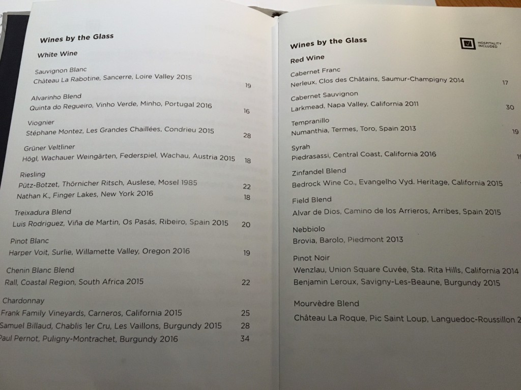 wine list nyc