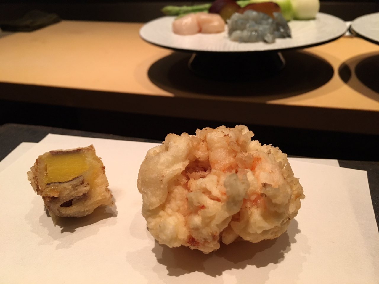 Review-Hinokizaka Tokyo-Sweet Potato Tempura and Kakiage