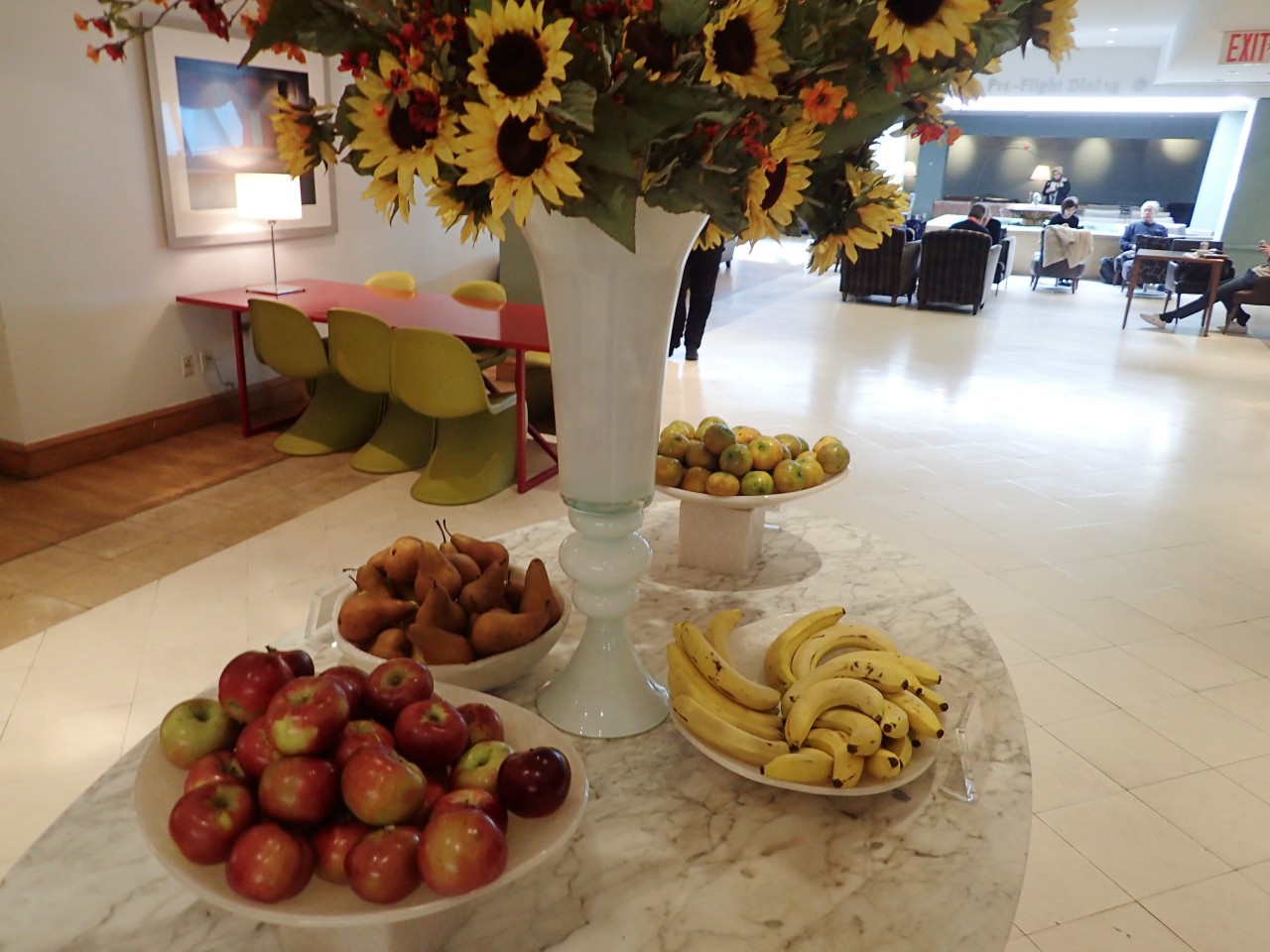 Flowers and Fruit, BA Galleries Lounge JFK T7