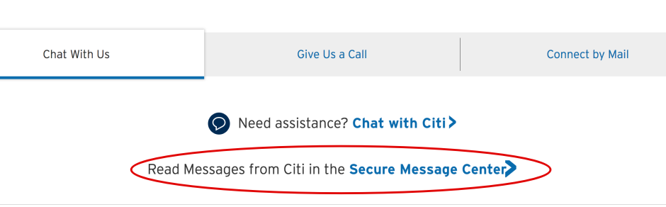 How to Find Citi Secure Message Center-Link
