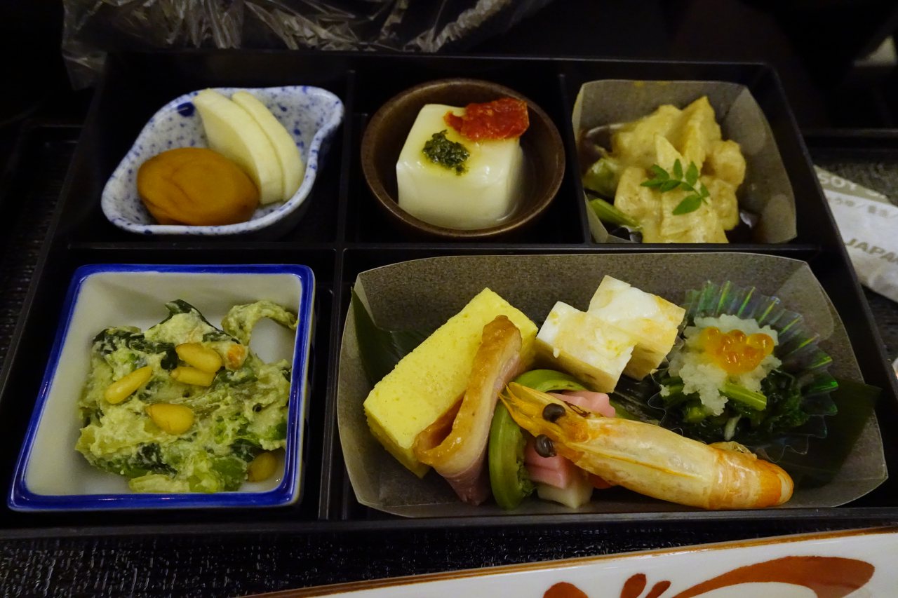 JAL Business Class Review-Japanese Appetizers