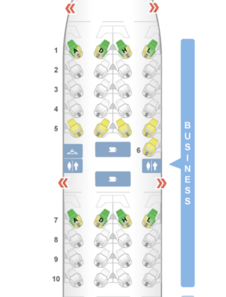 Flat Bed Business Class to Hawaii: Which Airlines and Award Seats?