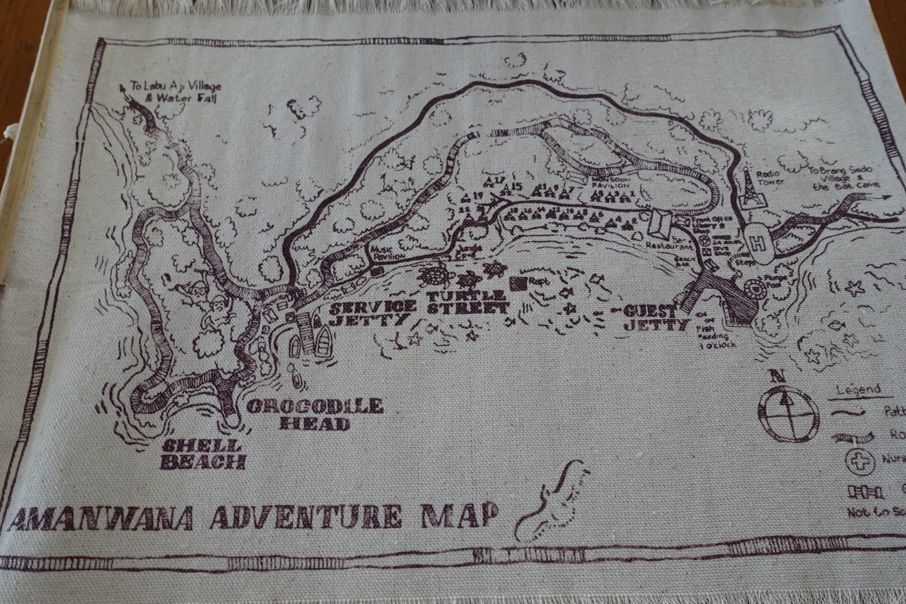 Amanwana Map