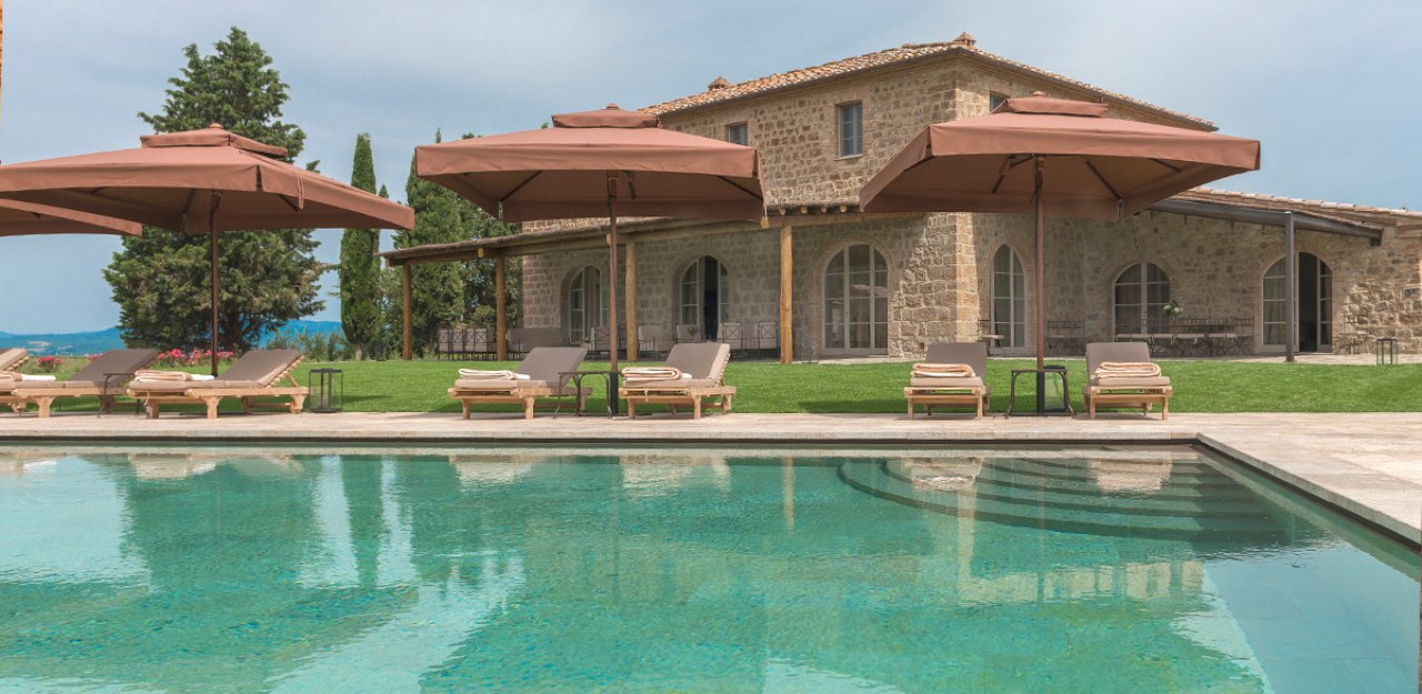 Best Europe Luxury Hotel Suites with Private Pool-Rosewood Castiglion del Bosco Villas Tuscany Italy