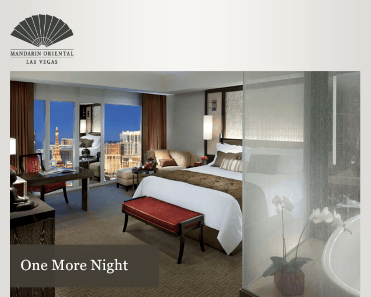 Last Chance Mandarin Oriental Las Vegas 4th Night Free With