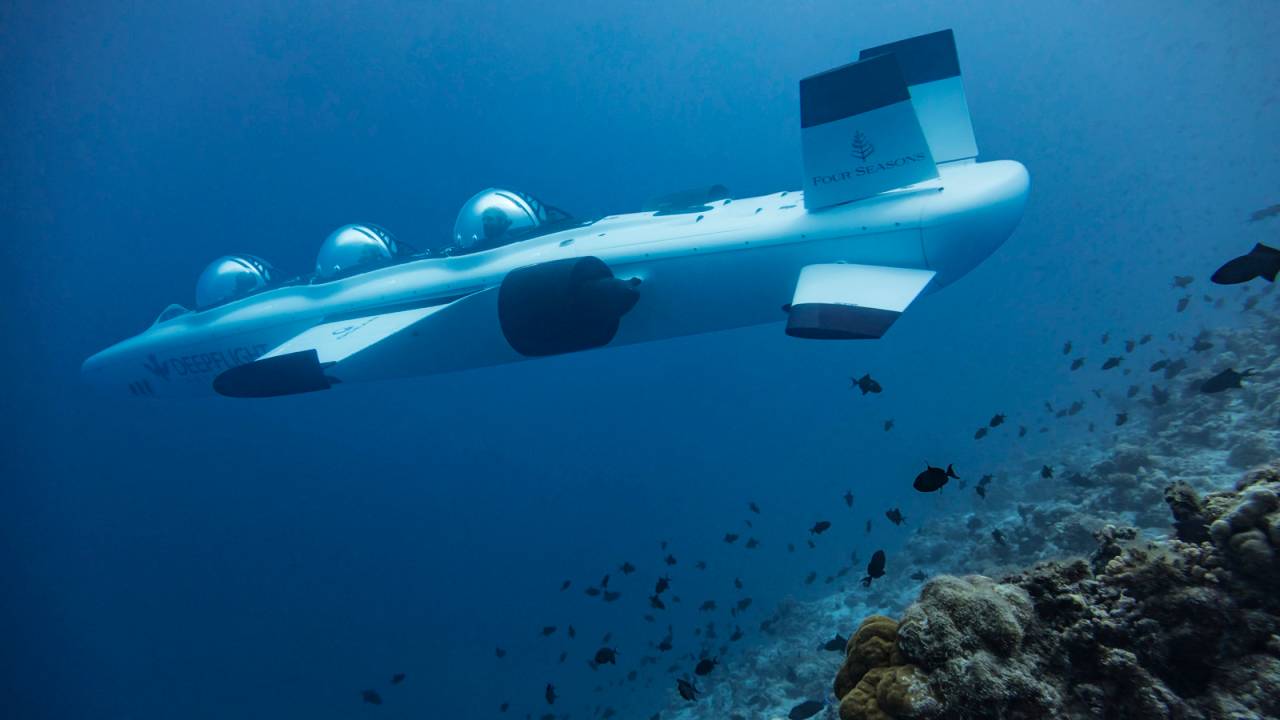 New DeepFlight Submarine at Four Seasons Maldives at Landaa Giraavaru