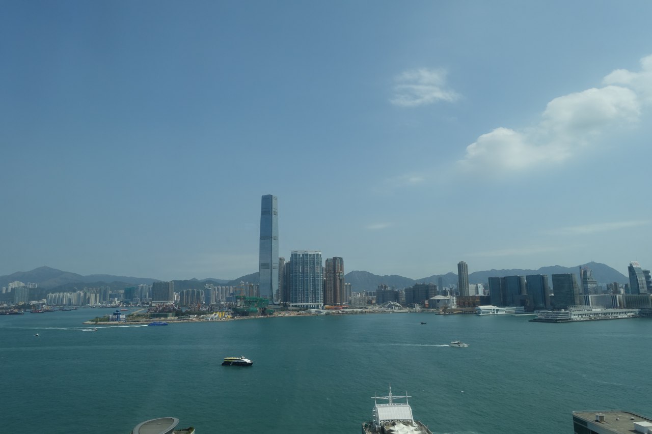 Four Seasons Hong Kong Review-View from Deluxe Harbour View Room