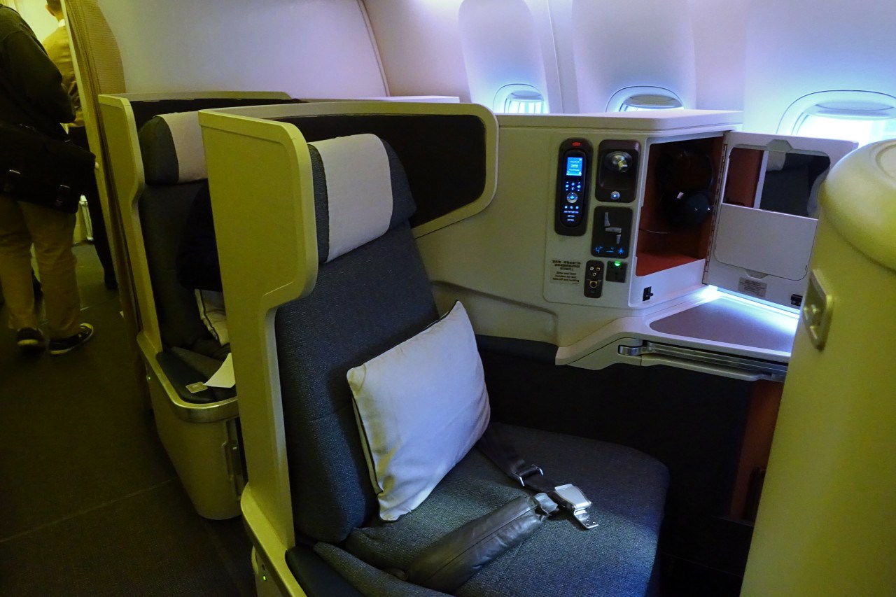 Cathay Business Class Review-777-300ER