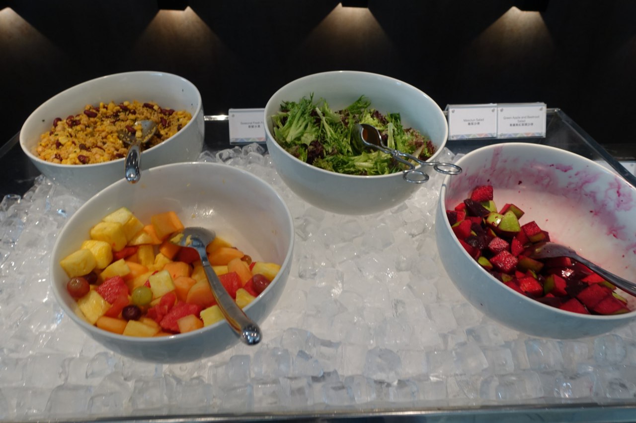 Review-AMEX Centurion Lounge Hong Kong-Buffet-Salads