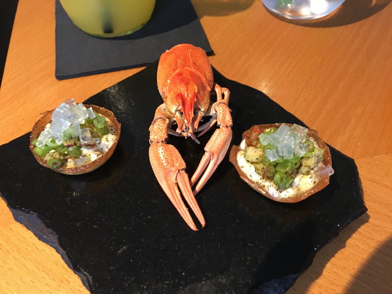 Review-Field Restaurant-Prague-Michelin-Amuse Bouche-Crayfish Tartlet