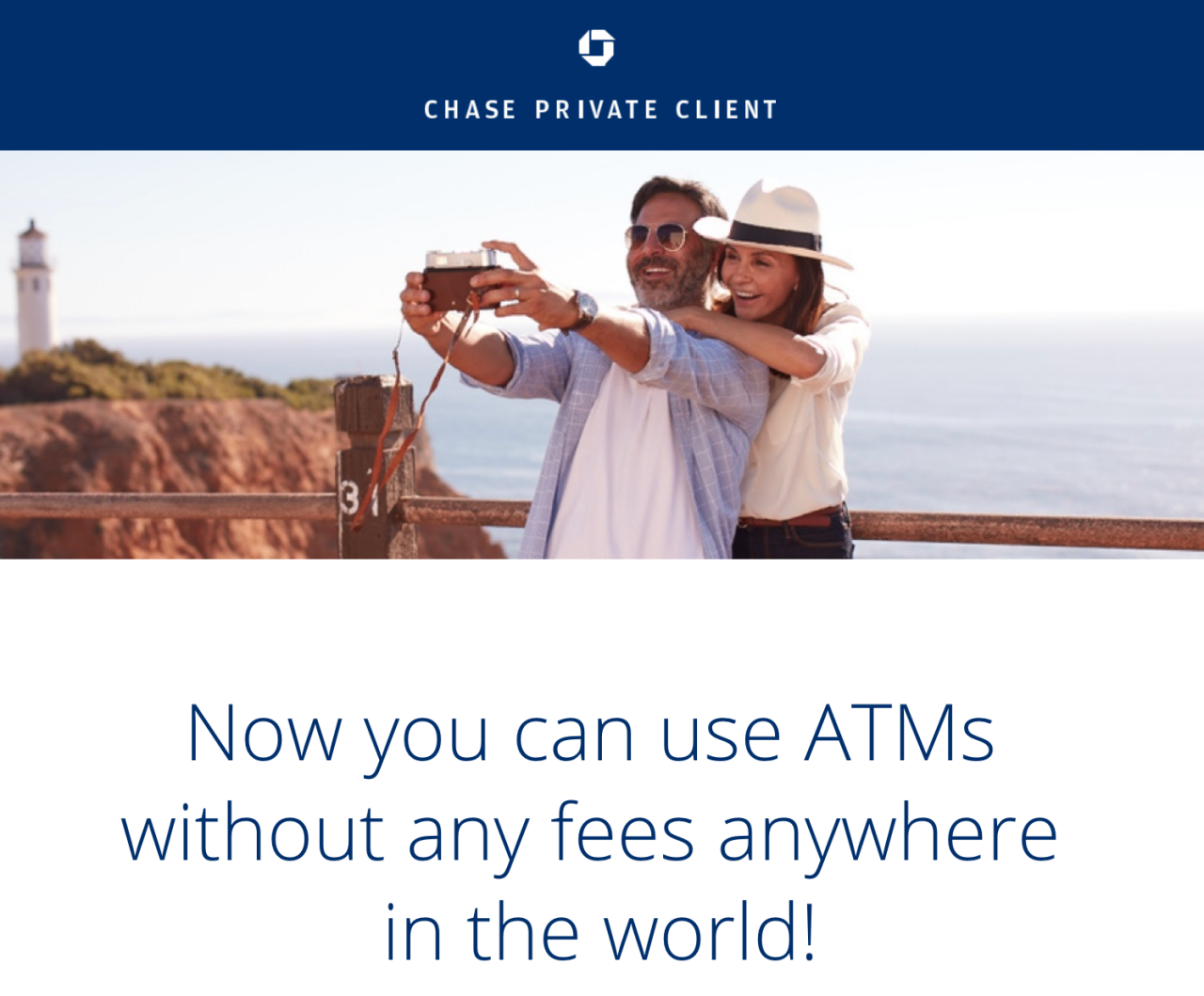 Chase Private Client-No ATM Fees Worldwide