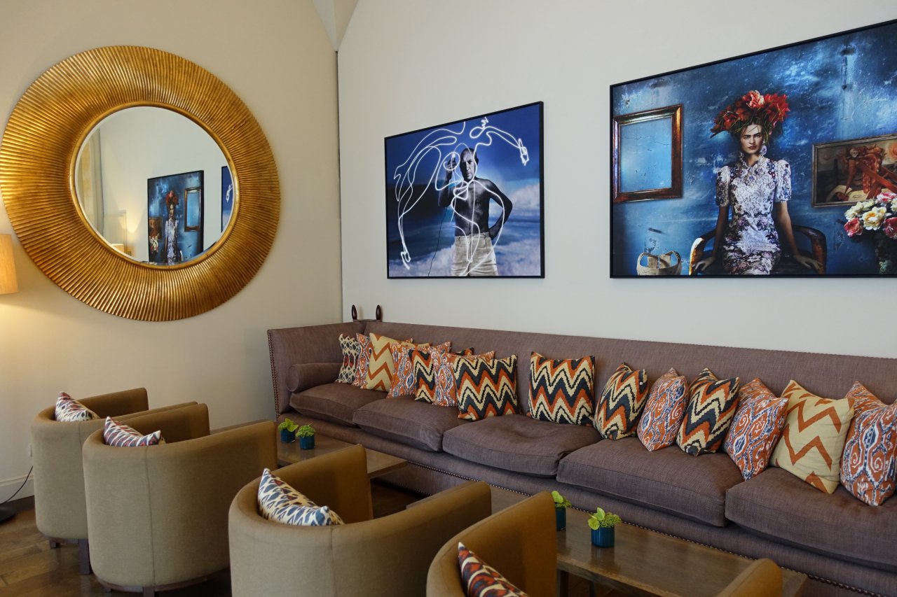 Hotel Villa Kennedy Frankfurt Review-Lobby Artwork