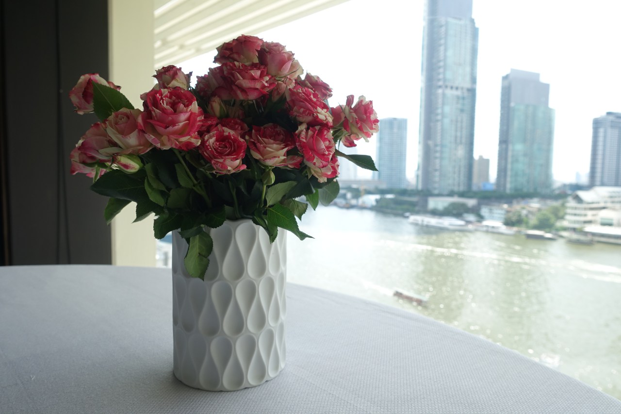 Le Normandie Bangkok Review-2 Michelin Stars-Roses