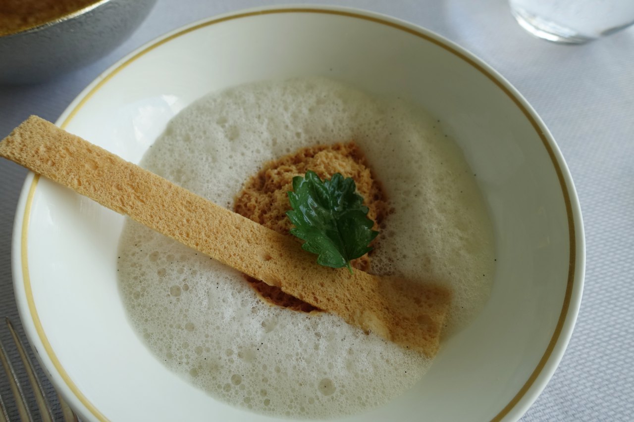 Le Normandie Bangkok Review-Paimpol Bean Ragout with Foie Gras