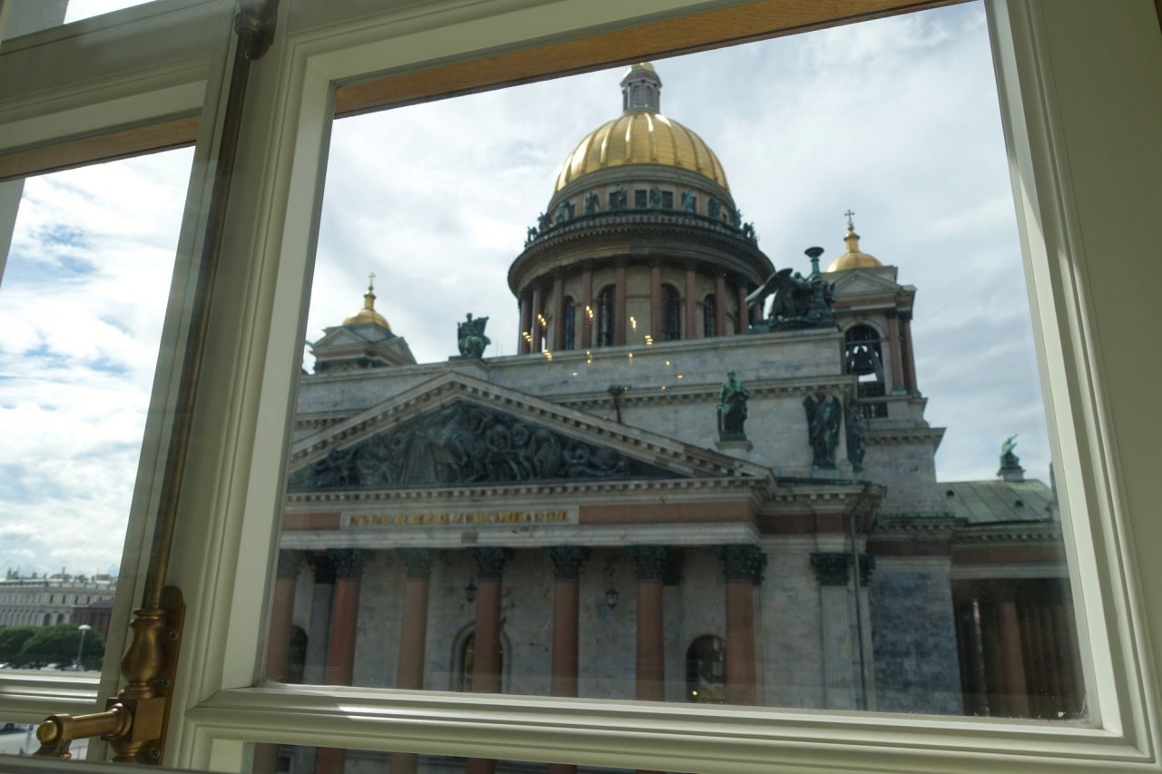 Review-Four Seasons St Petersburg Russia-View of St Isaacs Cathedral from Four Seasons Room