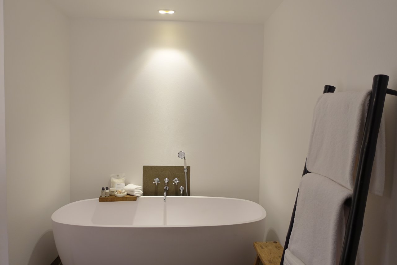 Nimb Hotel Review Copenhagen-Soaking Bath-Philippe Starck Bathtub