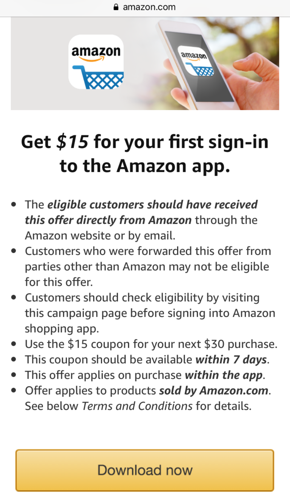 Amazon App Offer