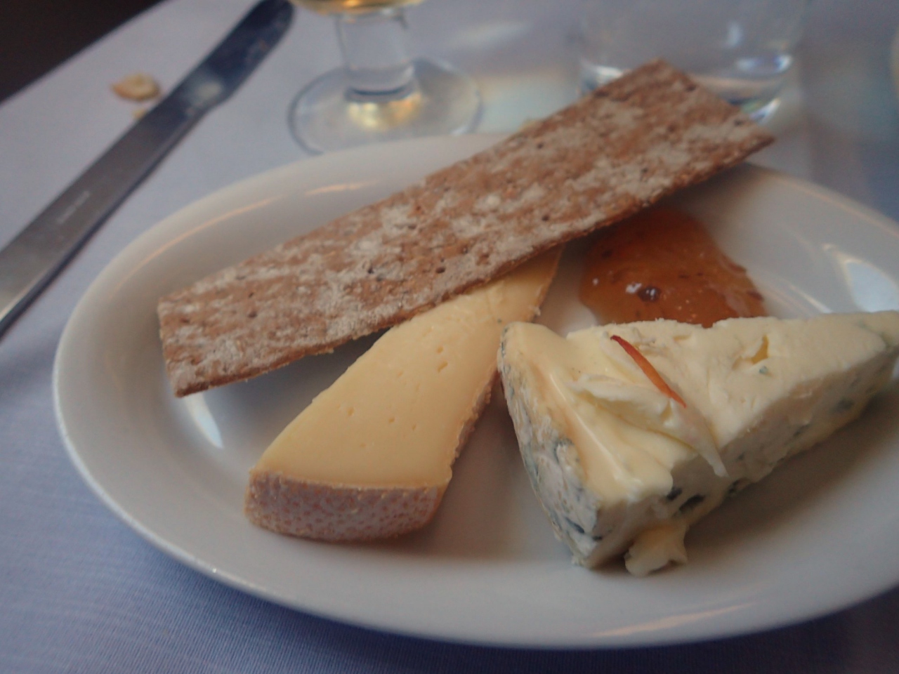 SAS Business Class Review-Cheeses