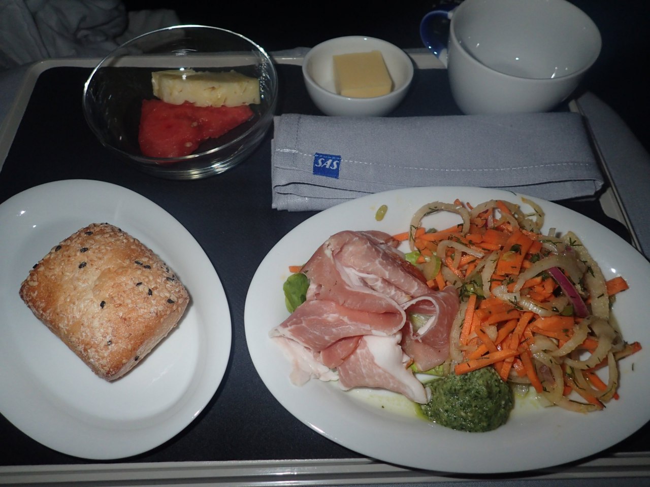 Review-SAS Business Class-Pre-Arrival Meal