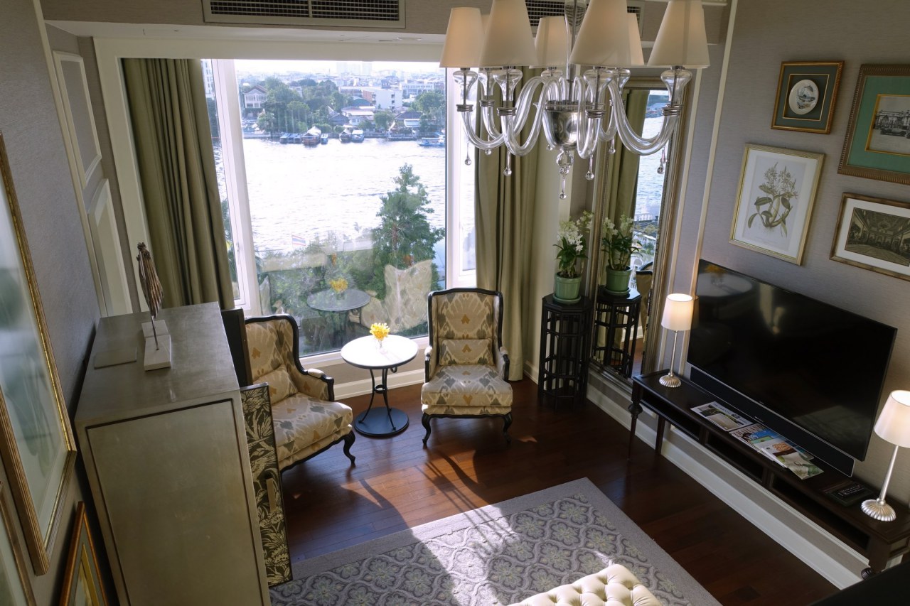 Review-Mandarin Oriental Bangkok-Garden Suite Split Level-Living Room