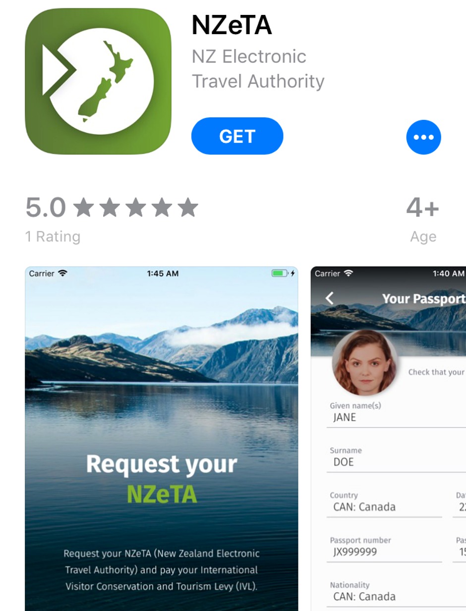 New Zealand ETA Mobile App