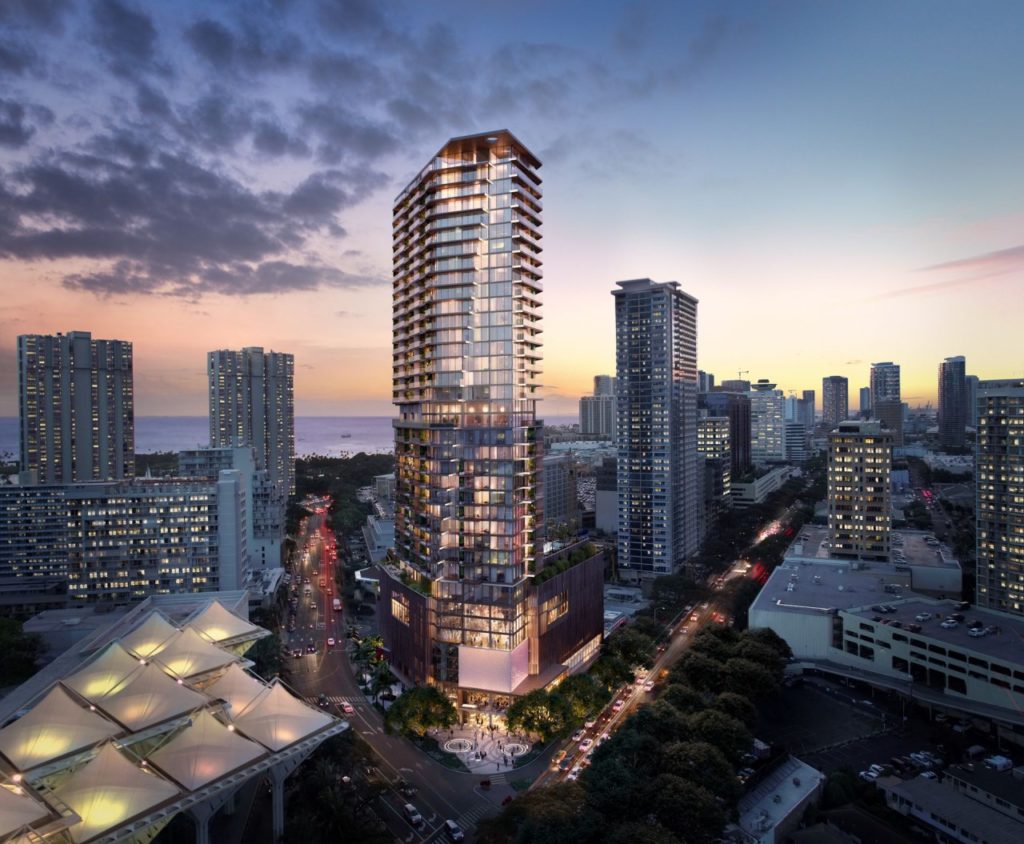 Mandarin Oriental Honolulu 37 Story Tower by Ala Moana