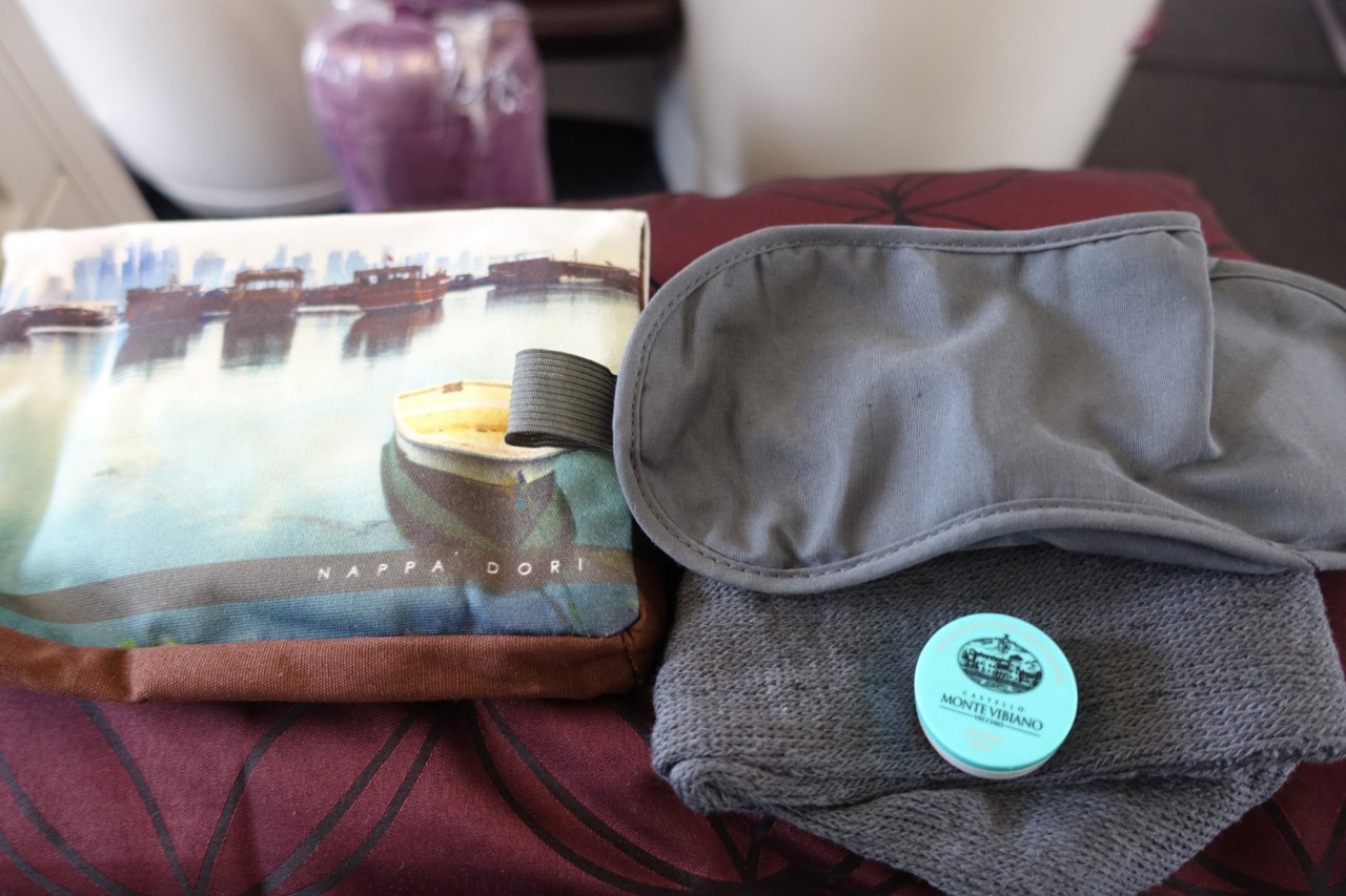 Review-Qatar A320 Business Class-Amenity Kit