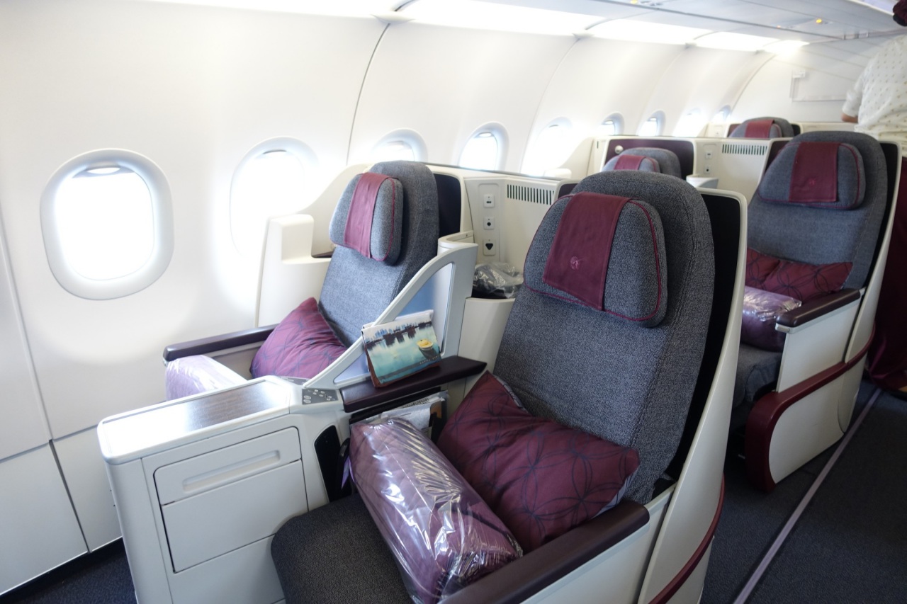 Review-Qatar A320 Business Class Cabin