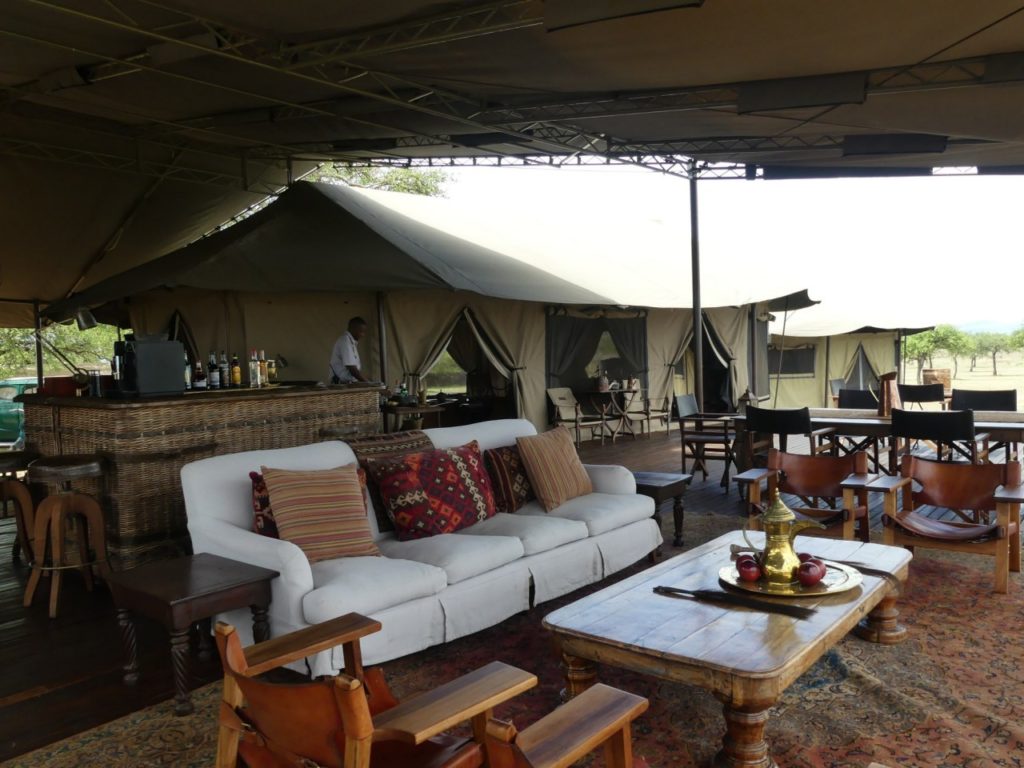 Singita Sabora Tented Camp Review - Main Camp Deck