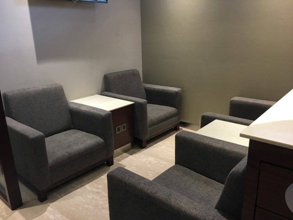 Aspire Lounge Nairobi Airport Review-Armchair Seating
