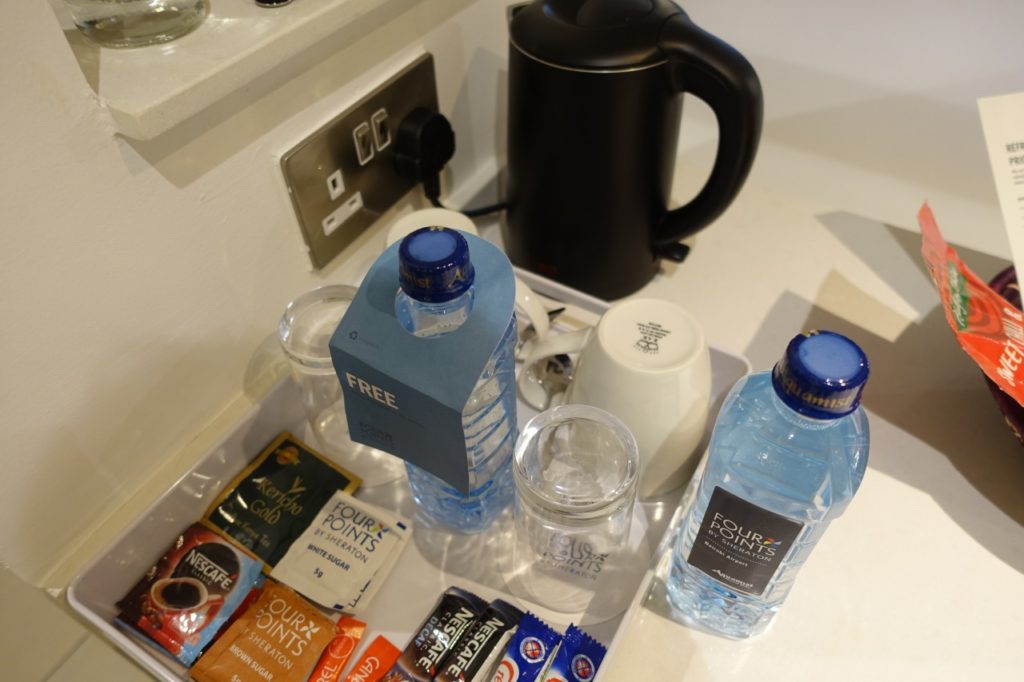 Bottled Water, Coffee and Tea, Four Points by Sheraton Nairobi Airport Hotel Review