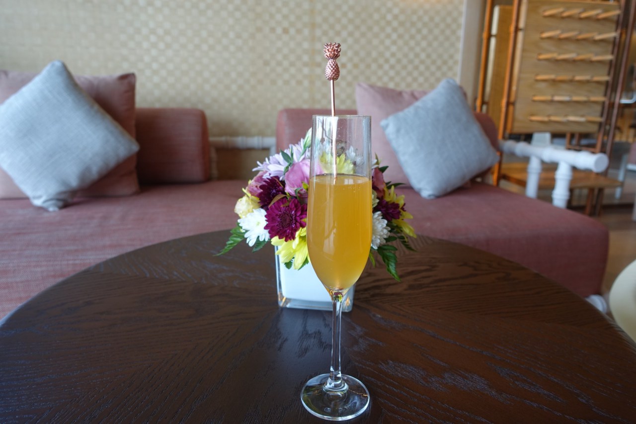 Welcome Drink, Joali Lounge Review, Maldives