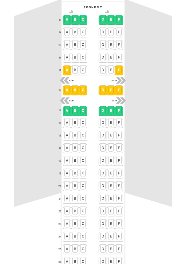 Qatar A320 Economy Class Cabin and Best Seats