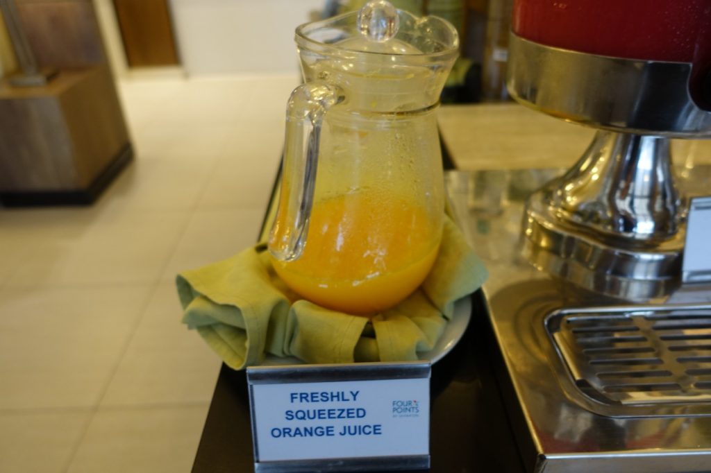 Freshly Squeezed Orange Juice, Four Points by Sheraton Nairobi Airport