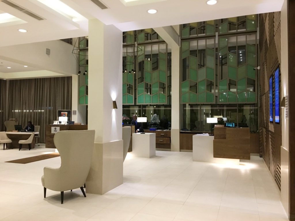 Four Points Nairobi Airport Hotel Review-Front Desk and Lobby