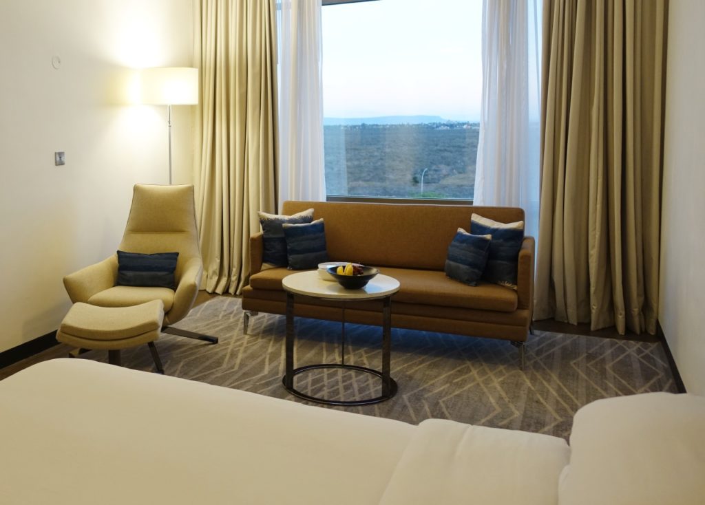 Four Points Nairobi Airport Hotel Review-Suite Sitting Area
