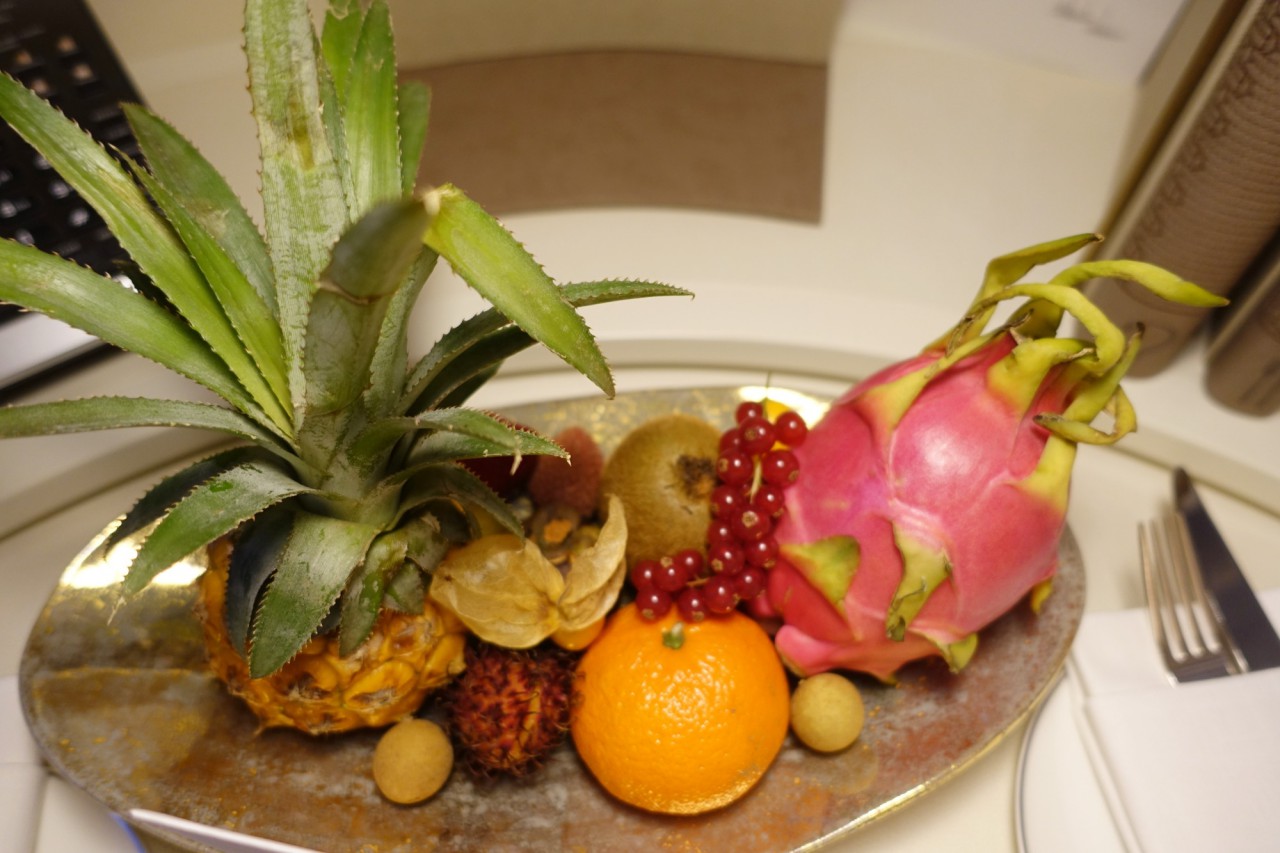 Fresh Fruit Welcome Amenity, Mandarin Oriental Doha Review