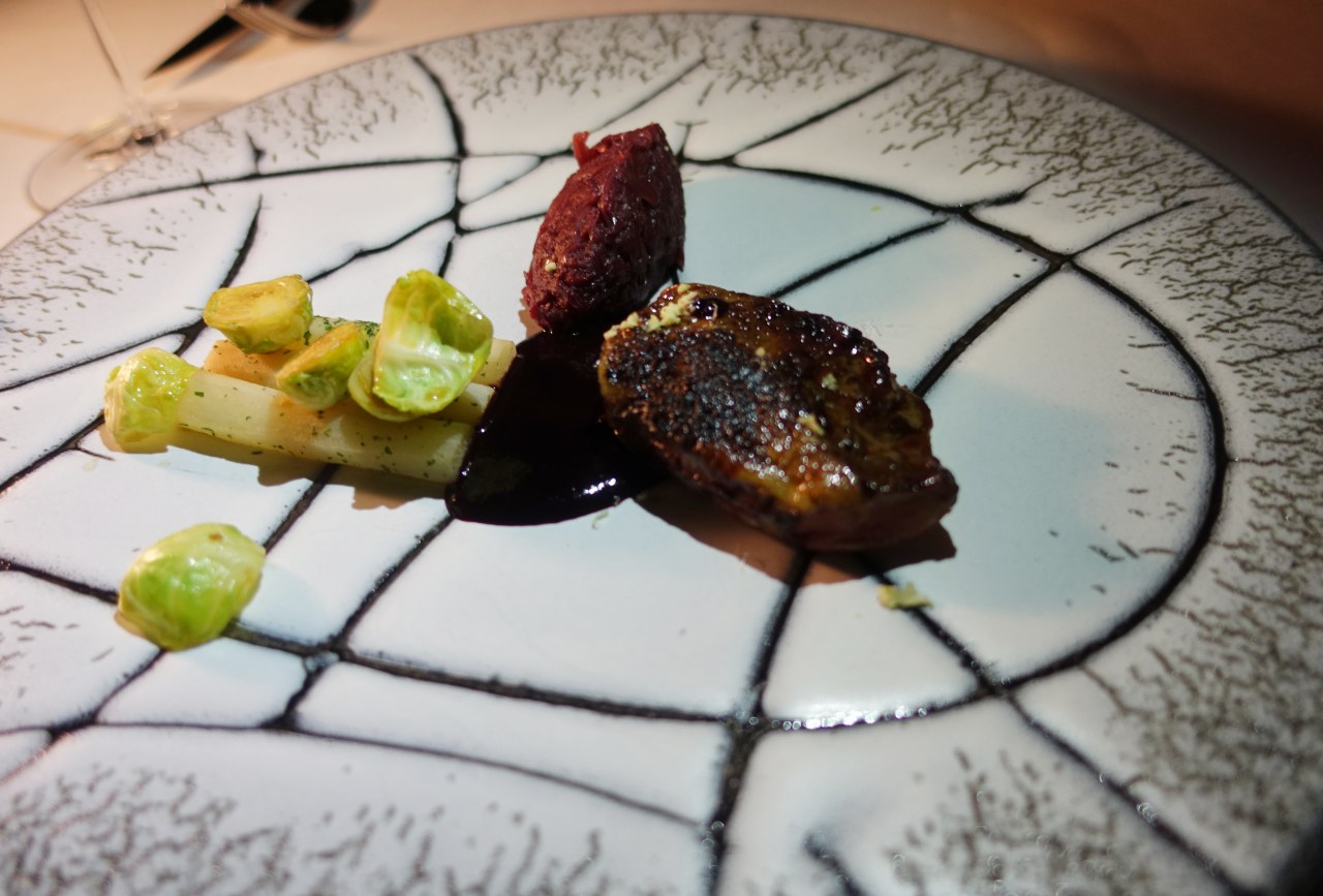Anjou Pigeon with Blackberry Reduction, Aragu Restaurant Review, Maldives
