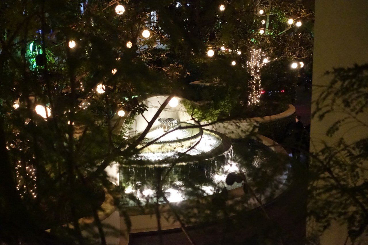 Fountain View from Deluxe Room, The Peninsula Beverly Hills