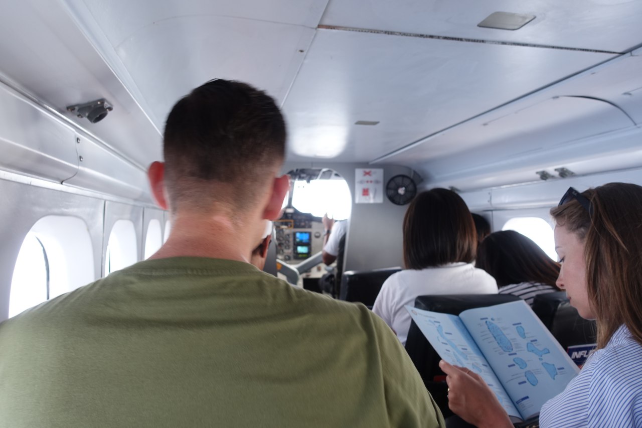 Tight Seating, Trans Maldivian Airways Review