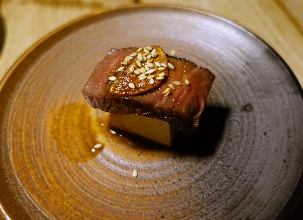 Saoke Restaurant Review - Wagyu Beef Amuse Bouche