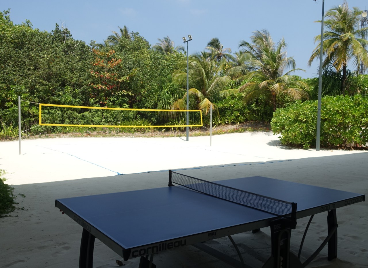 Volleyball and Ping Ping, Velaa Maldives Review