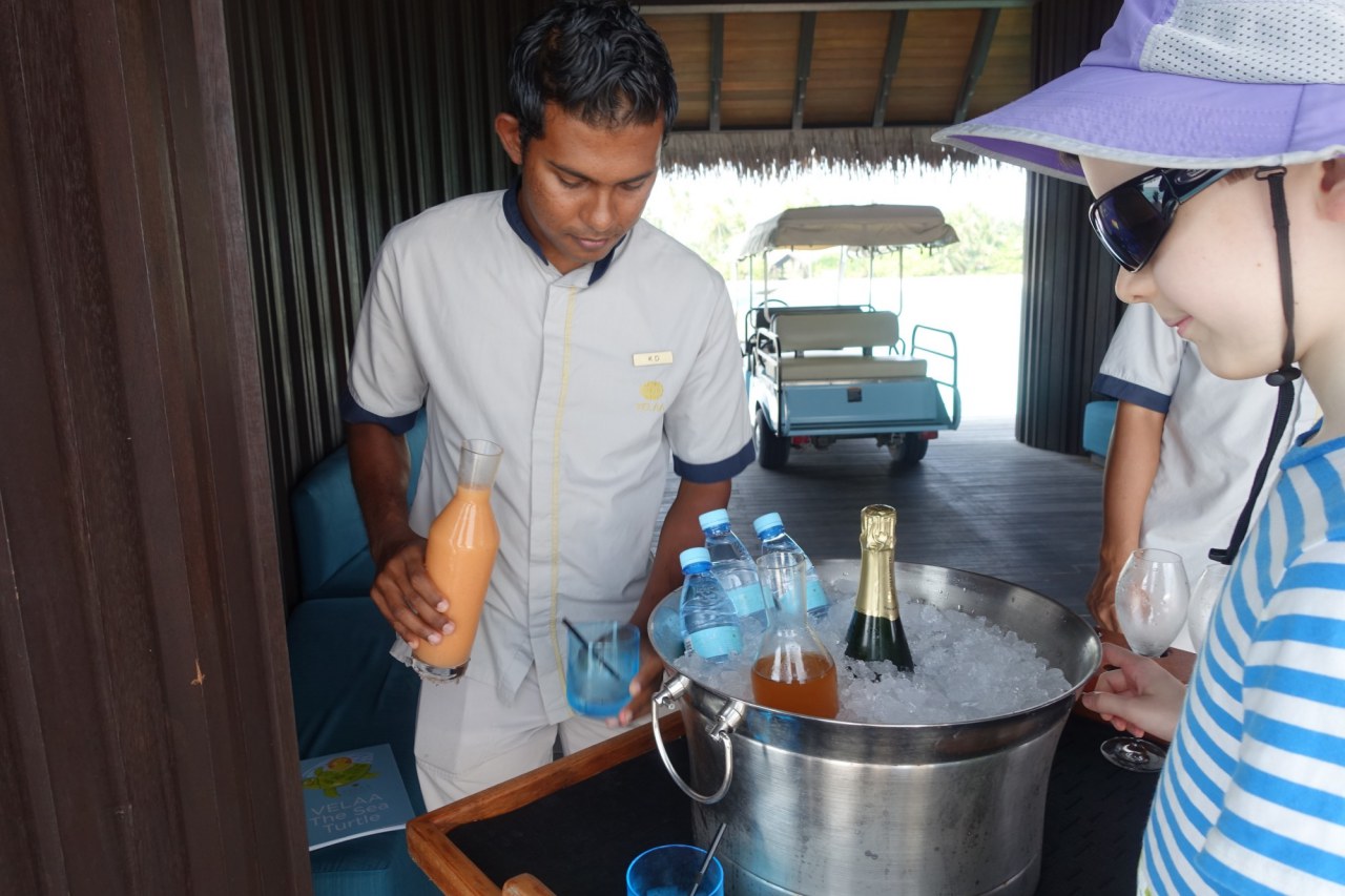 Welcome Drinks, Velaa Private Island, Maldives